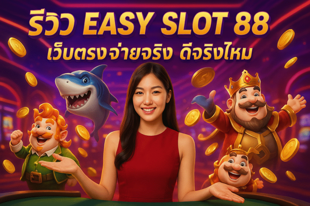 รีวิว EASY SLOT 88 เว็บตรงจ่ายจริง ดีจริงไหม
