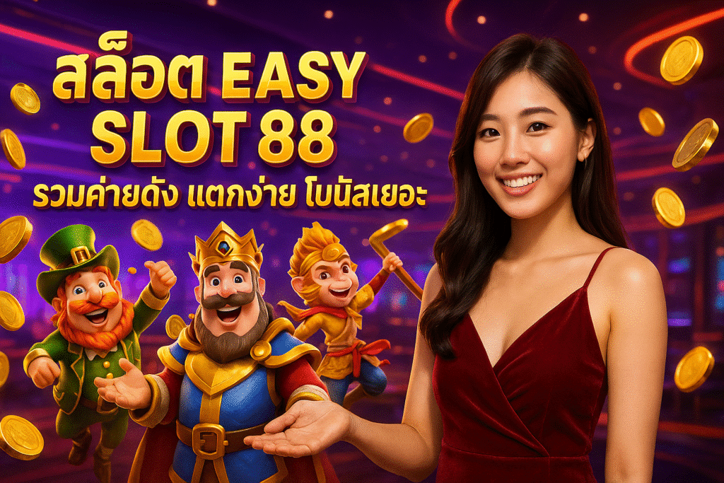 สล็อต EASY SLOT 88 รวมค่ายดัง แตกง่าย โบนัสเยอะ