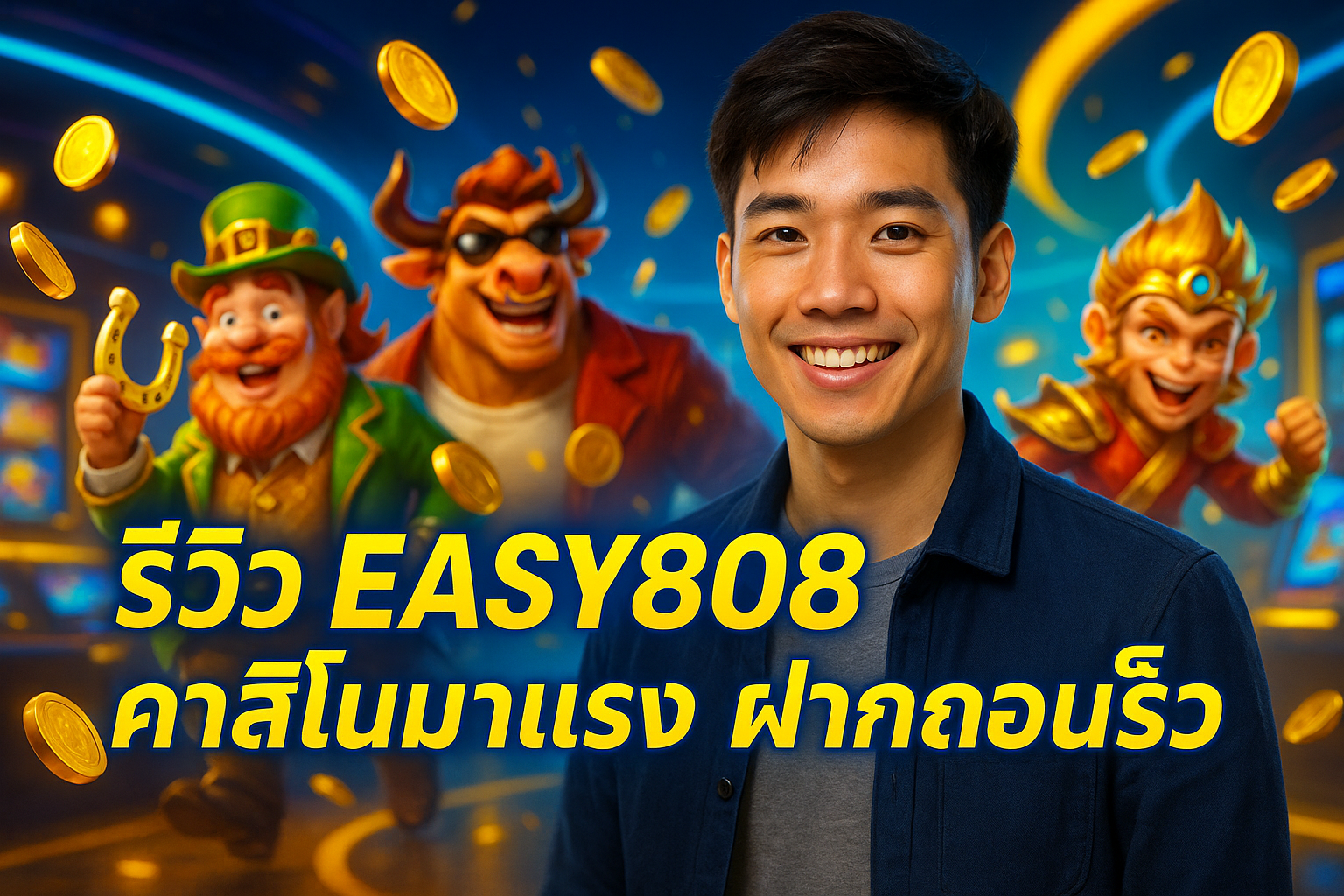 รีวิว EASY808 คาสิโนมาแรง ฝากถอนเร็ว